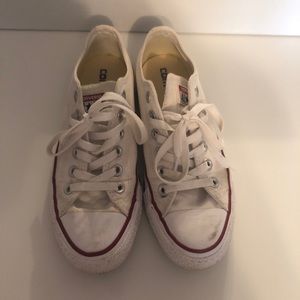 White Low Converse Sneakers